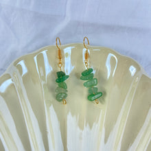 Load image into Gallery viewer, Stacked Natural Gemstone Earrings
